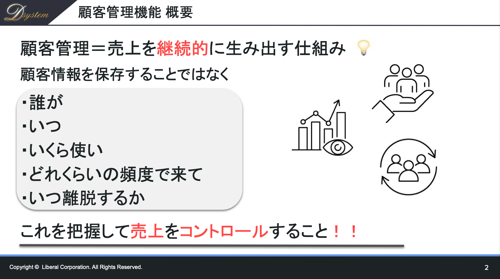 顧客管理機能 - 概要説明